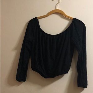 H&M Divided cropped quarter sleeve shirt